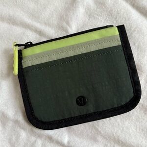lululemon athletica Green and Black Key & Card Holder